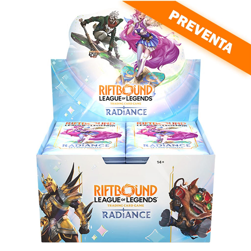 Riftbound: League of Legends TCG Radiance Booster Display PREVENTA