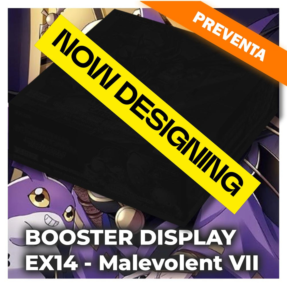 Digimon Card Game: Malevolent VII [EX14] Booster Display PREVENTA