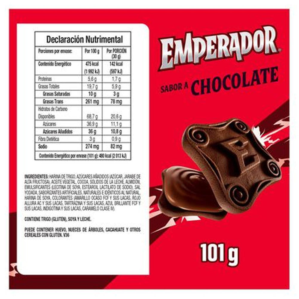 Gamesa: Emperador Sabor a Chocolate 101g