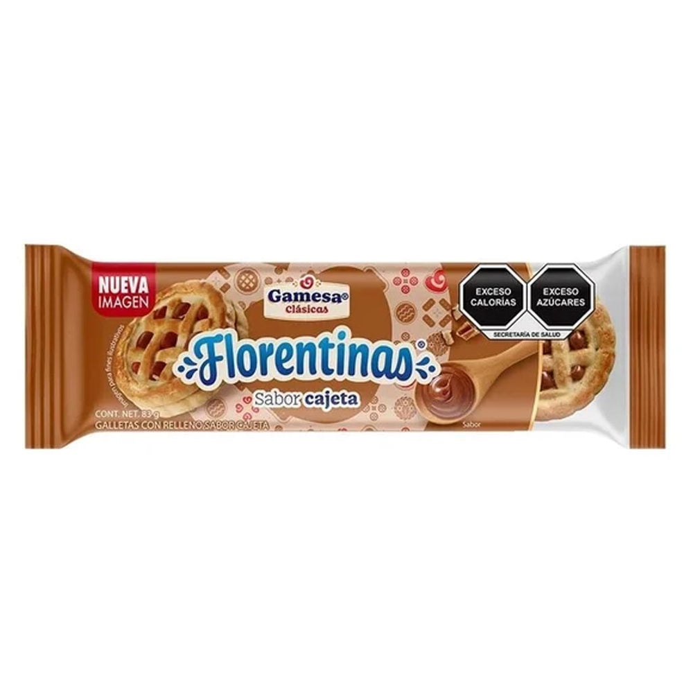 Gamesa: Clásicas Florentinas Sabor Cajeta 83g