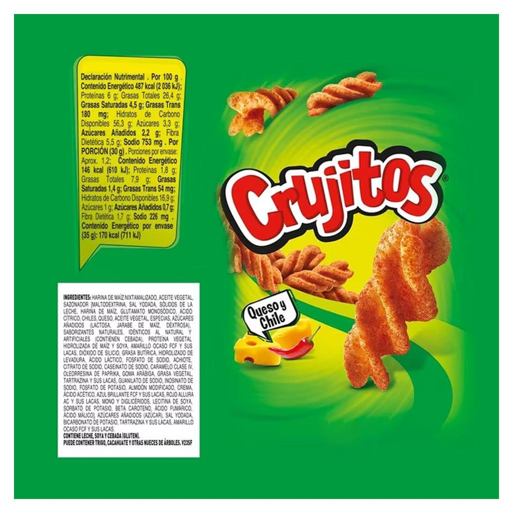 Sabritas: Crujitos Queso y Chile 45g