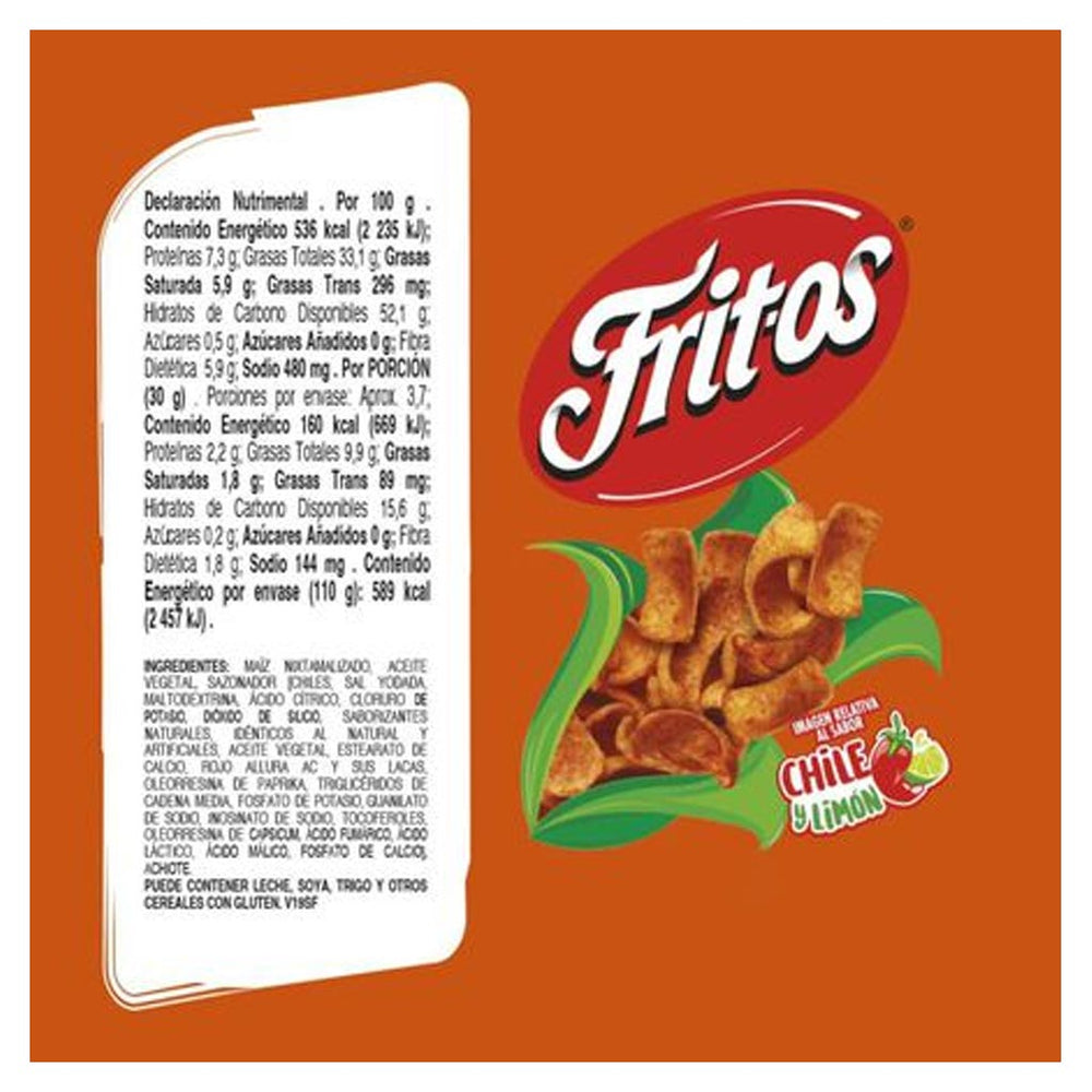 Sabritas: Fritos Chile y Limón 60g
