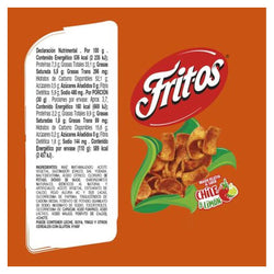 Sabritas: Fritos Chile y Limón 60g