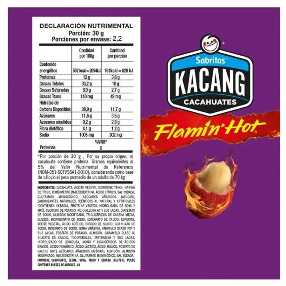 Sabritas: Kacang Flamin' Hot 77g