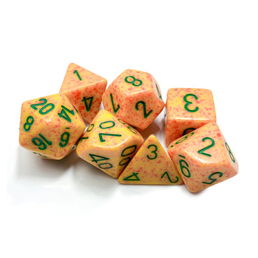 Speckled Lotus Polyhedral 7-Dice Set