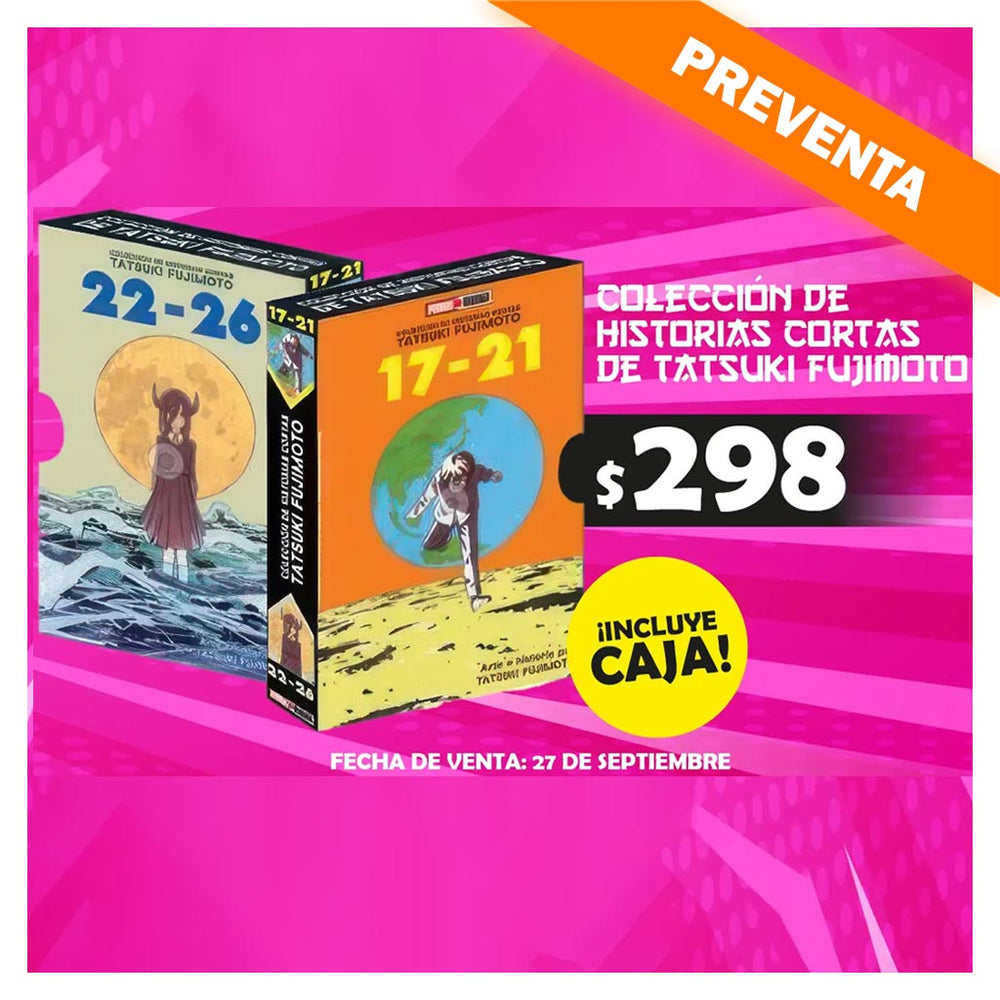 Panini Manga Colección de Historias Cortas de Tatsuki Fujimoto (Incluye caja coleccionable) PREVENTA