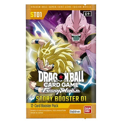 Dragon Ball Super Card Game: Fusion World Story Booster 01 [ST01] Booster Display