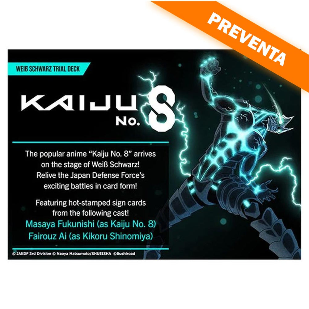 Weiss Schwarz: Trial Deck Kaiju No. 8 PREVENTA