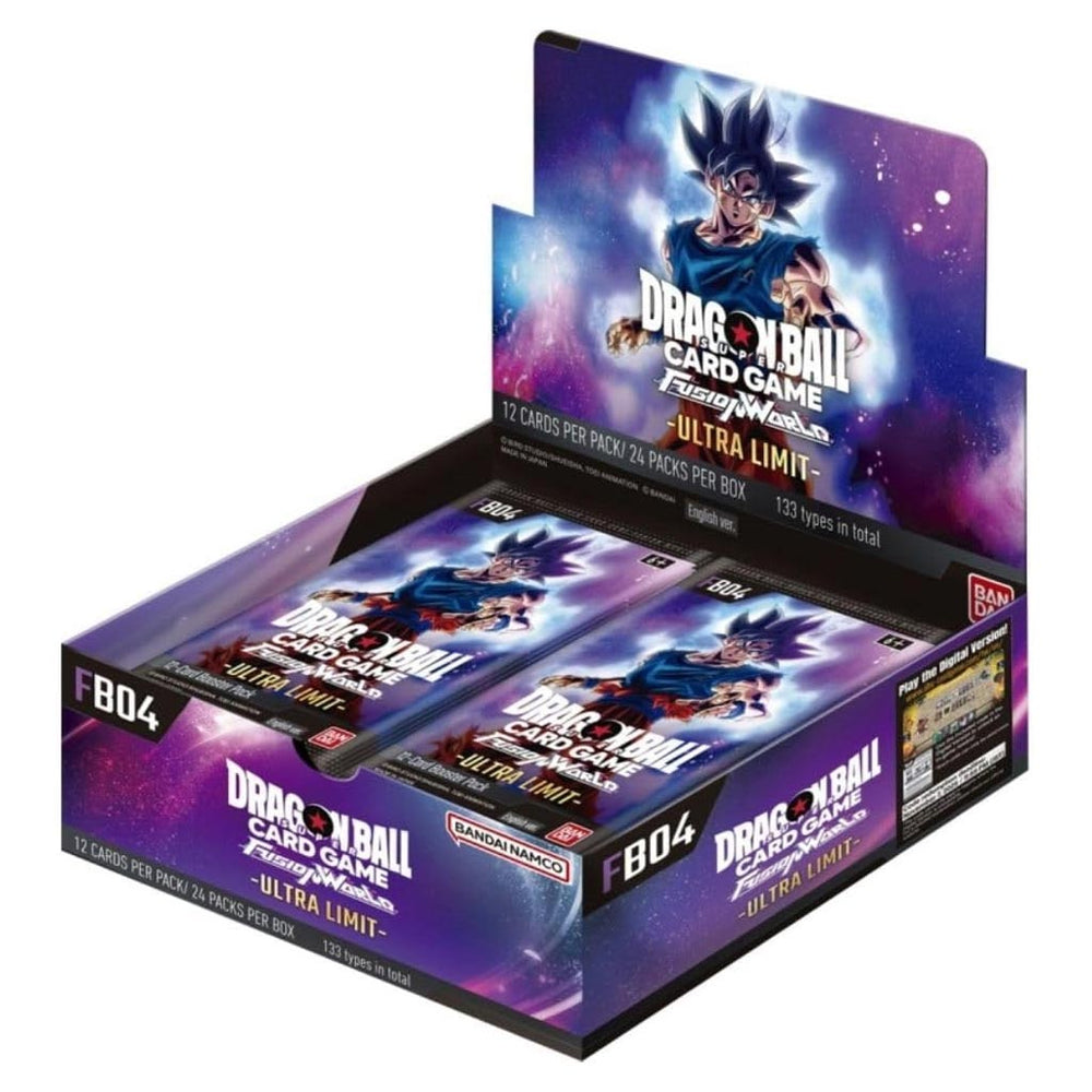 Dragon Ball Super Card Game: Fusion World UIltra Limit [FB04] Booster Display