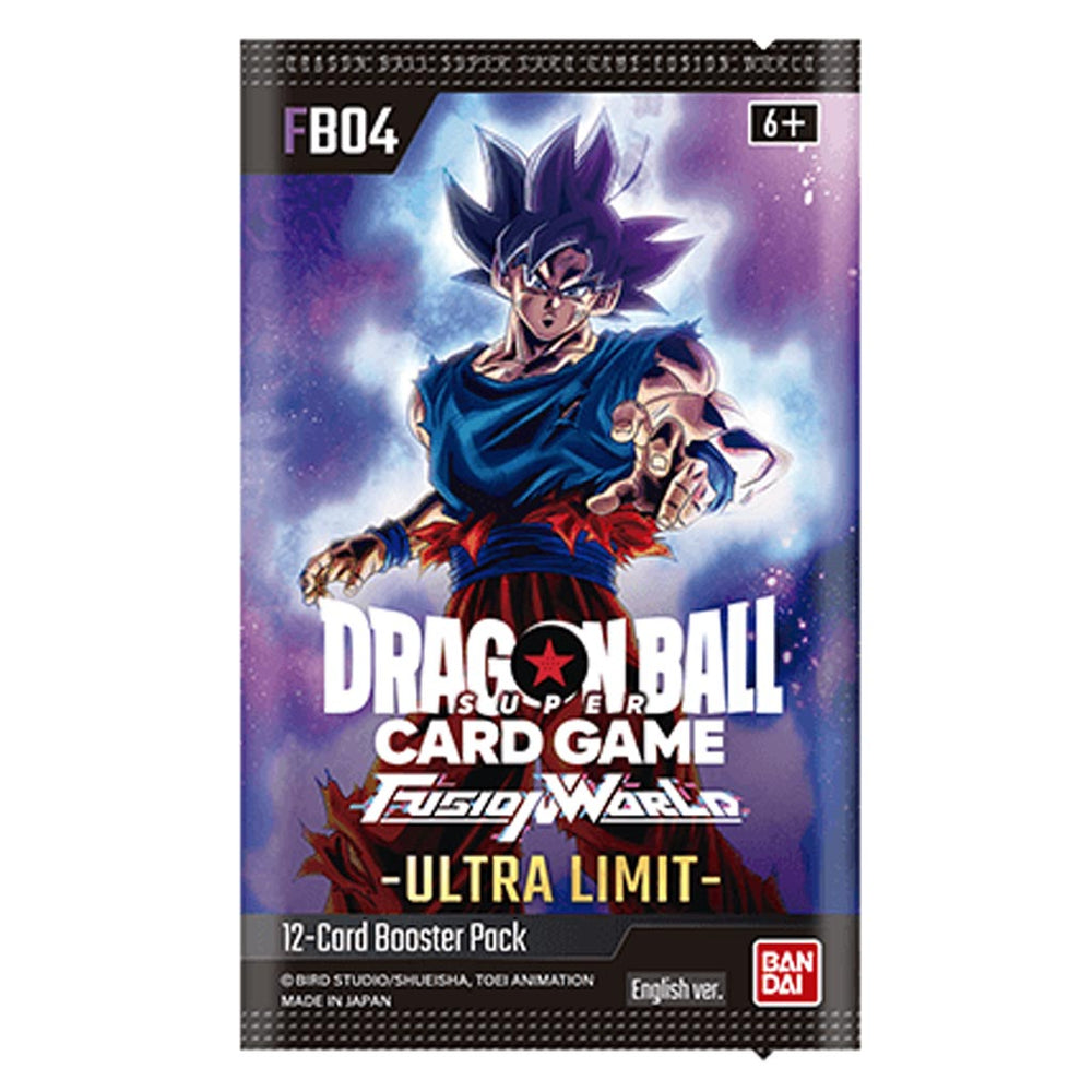 Dragon Ball Super Card Game: Fusion World UIltra Limit [FB04] Booster Display