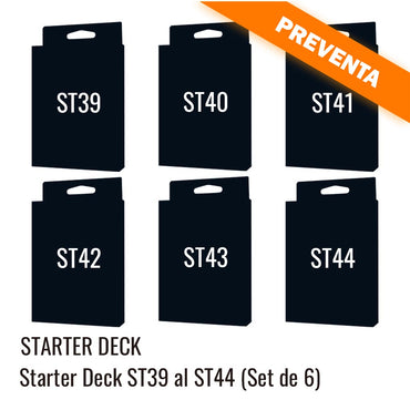 One Piece Card Game: Starter Decks 39 al 44  [ST39 al ST44] (Set de 6) PREVENTA