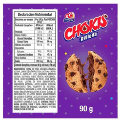 Gamesa: Galletas Chokis con Relleno y Chispas Sabor a Chocolate 90g