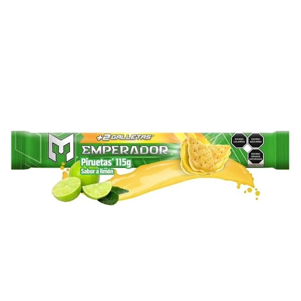 Gamesa: Emperador Piruetas Sabor a Limón 115g