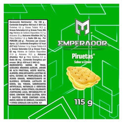Gamesa: Emperador Piruetas Sabor a Limón 115g