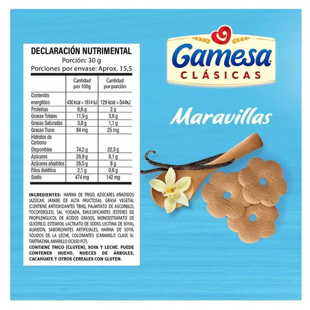 Gamesa: Clásicas Maravillas 125g