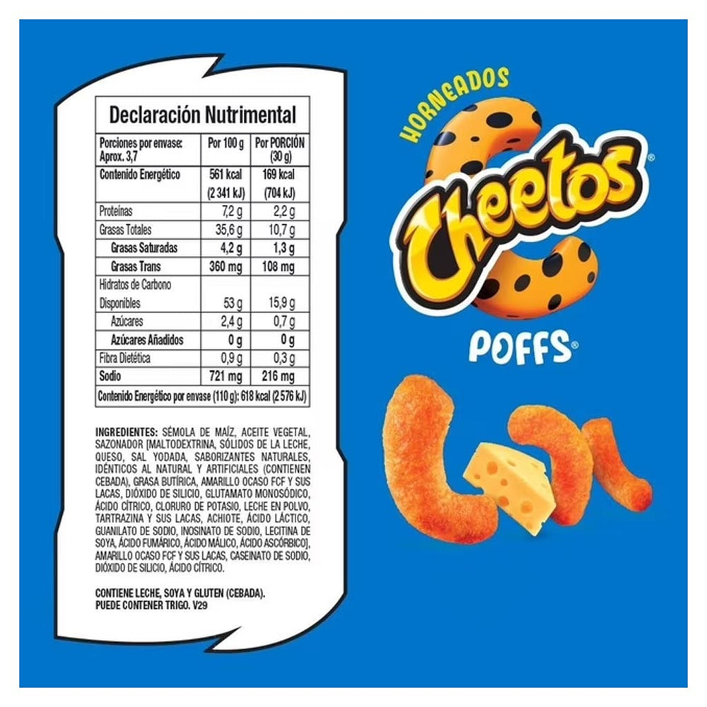 Sabritas: Cheetos Poffs 40g