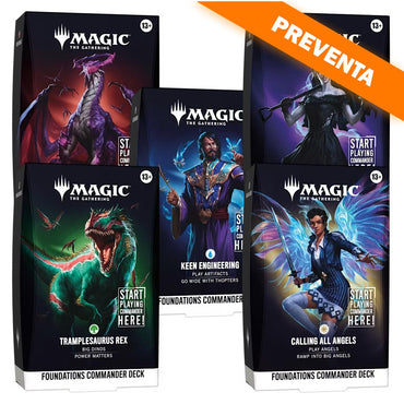 Magic: The Gathering: Foundations Commander Decks (Set de 5) PREVENTA