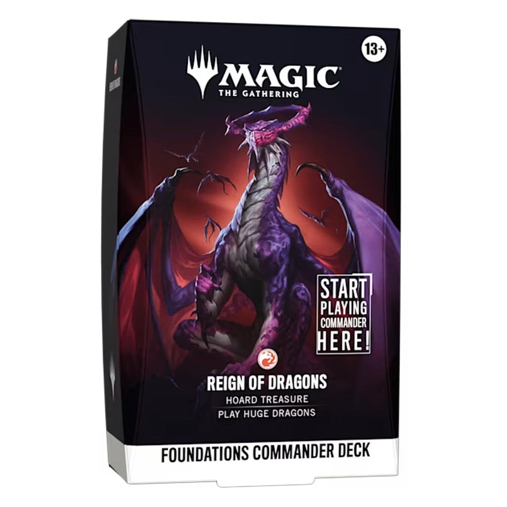 Magic: The Gathering: Foundations Commander Deck Reign of Dragons