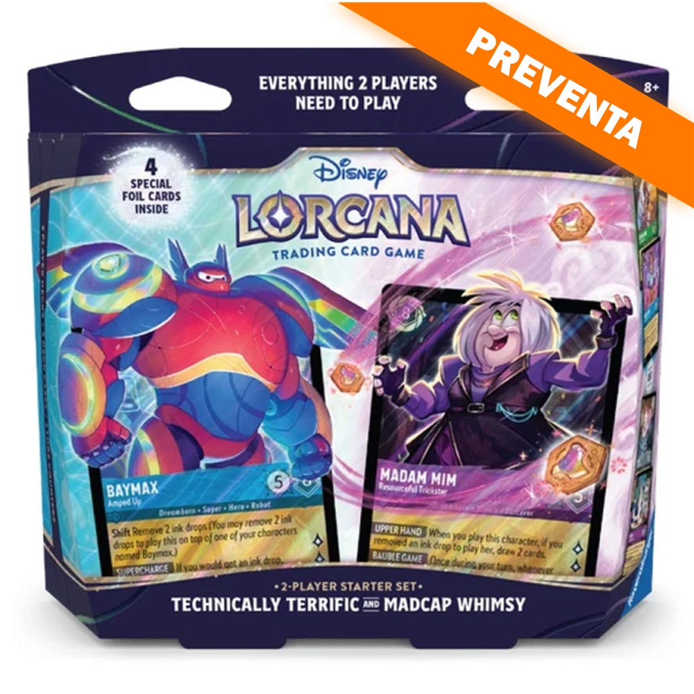 Disney Lorcana Trading Card Game: Hyperia City Two Player Starter Deck PREVENTA