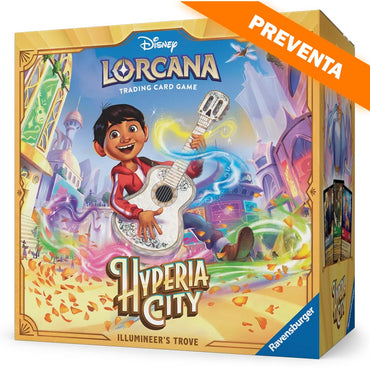 Disney Lorcana Trading Card Game: Hyperia City Illuminer's Trove PREVENTA