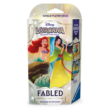 Disney Lorcana Fabled Single Player  Ariel & Mulan (Deck Amber & Sapphire)