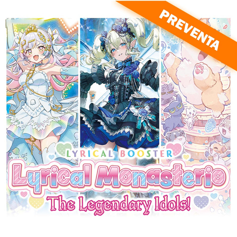 Cardfight!! Vanguard: Lyrical Booster 03: Lyrical Monasterio The Legendary Idols! [VGE DZ LBT03] Booster Display PREVENTA