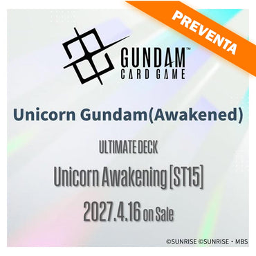 Gundam Card Game: Ultimate Deck 02 Unicorn Awakening [ST15] PREVENTA