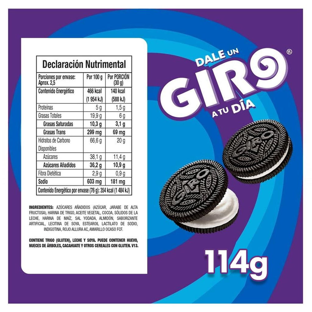 Gamesa: Giro 114g