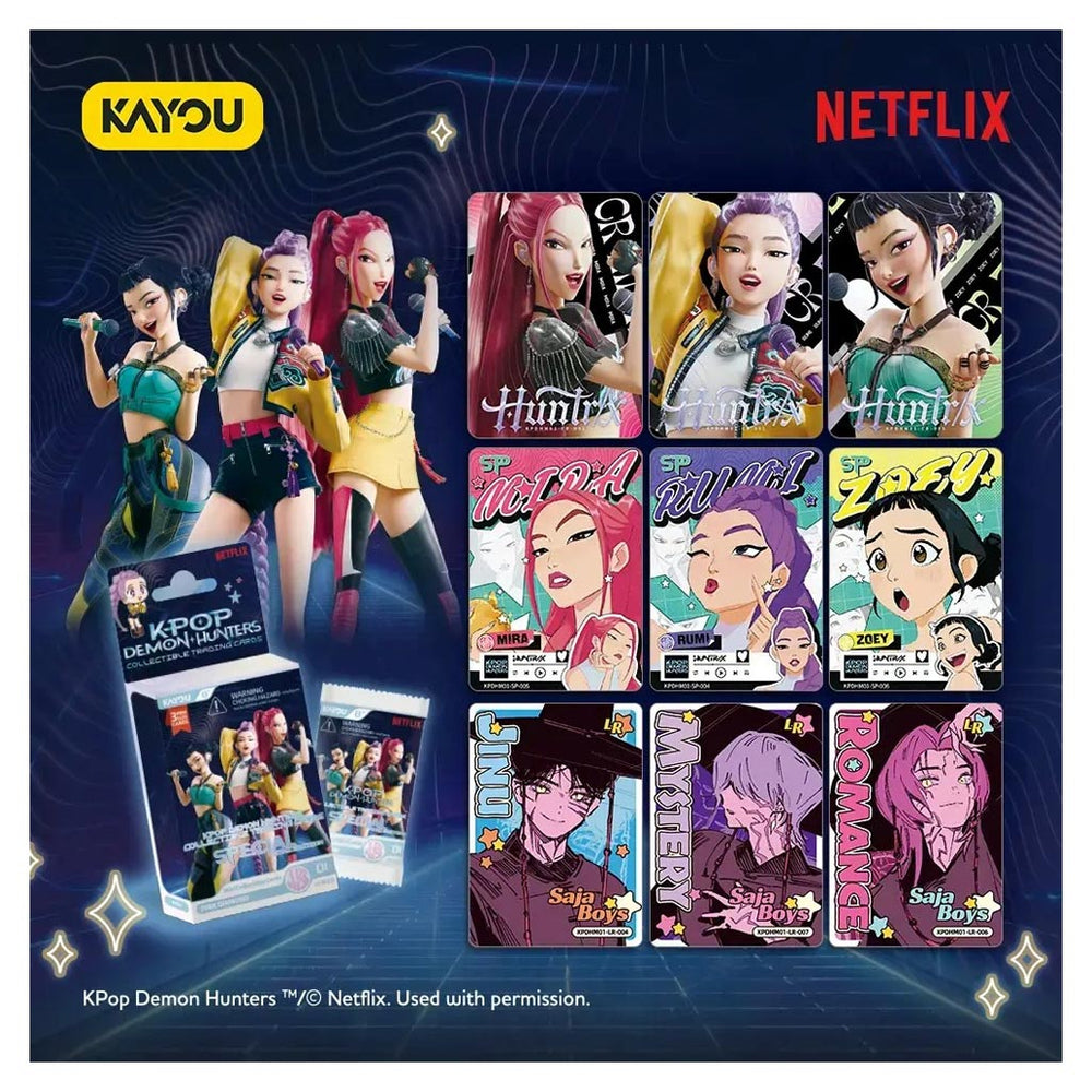 Kayou: KPop Demon Hunters Collectible Cards: Special Mini Edition Series 1 Display