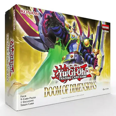 Yu-Gi-Oh! Doom of Dimensions Token Box (1st Edition) 4ct.