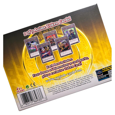 Yu-Gi-Oh! Doom of Dimensions Token Box (1st Edition) 4ct.