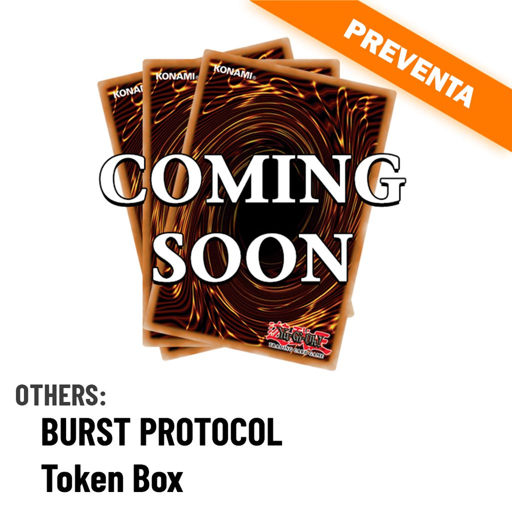 Yu-Gi-Oh! Burst Protocol Booster Token Box PREVENTA