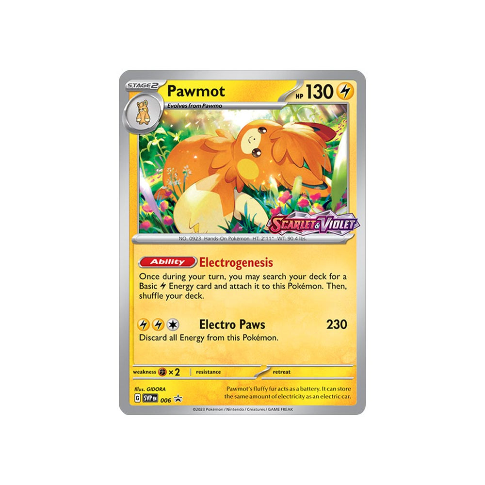 Pokémon TCG: 40 Card Ready to Play Pawmot Deck de Scarlet & Violet Build & Battle (ESPAÑOL)
