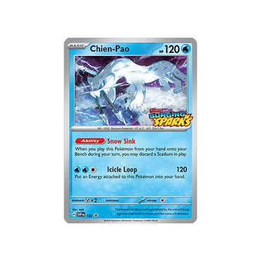 Pokémon TCG: 40 Card Ready to Play Chien-Pao Deck de Surging Sparks Build & Battle (ESPAÑOL)