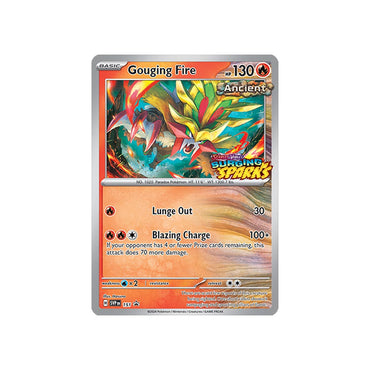 Pokémon TCG: 40 Card Ready to Play Gouging Fire Deck de Surging Sparks Build & Battle (ESPAÑOL)
