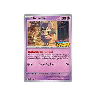 Pokémon TCG: 40 Card Ready to Play Indeedee Deck de Surging Sparks Build & Battle (ESPAÑOL)