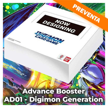 Digimon Card Game: Advance Booster Digimon Generation [AD-01] Booster Display PREVENTA