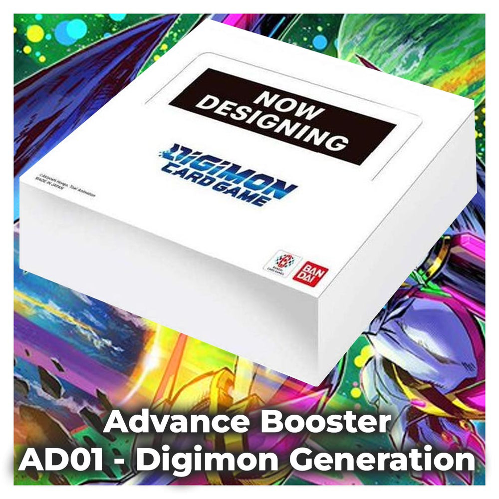 Digimon Card Game: Advance Booster Digimon Generation (AB01) Booster Display 12ct.
