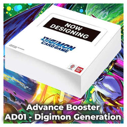 Digimon Card Game: Advance Booster Digimon Generation (AB01) Booster Display 12ct.