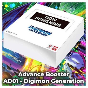 Digimon Card Game: Advance Booster Digimon Generation (AB01) Booster Display 12ct.
