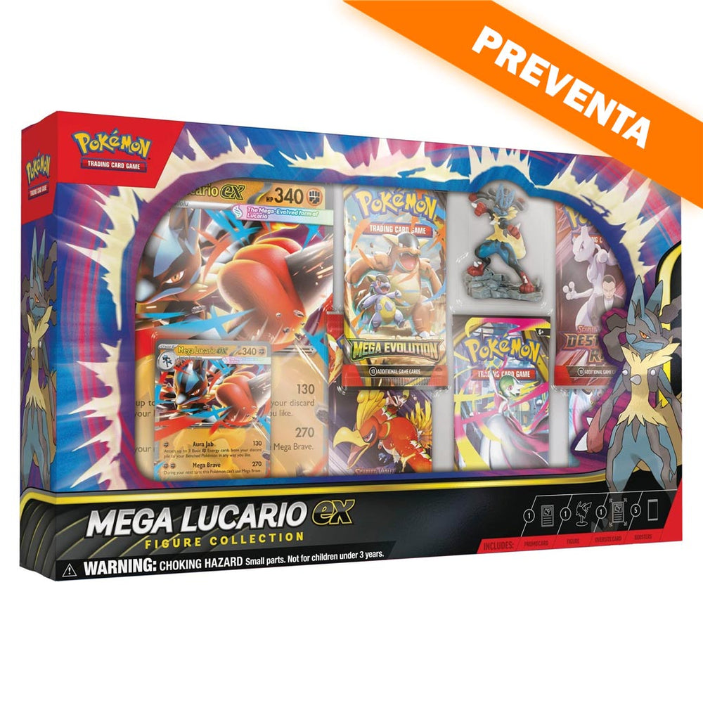 Pokémon TCG: Mega Lucario ex Figure Collection PREVENTA