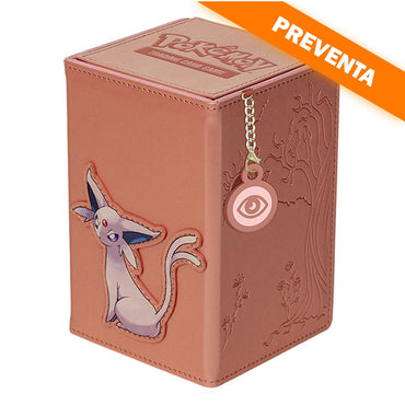 Ultra PRO: Espeon Wrap Tower DECK BOX for the Pokemon Trading Card Game PREVENTA