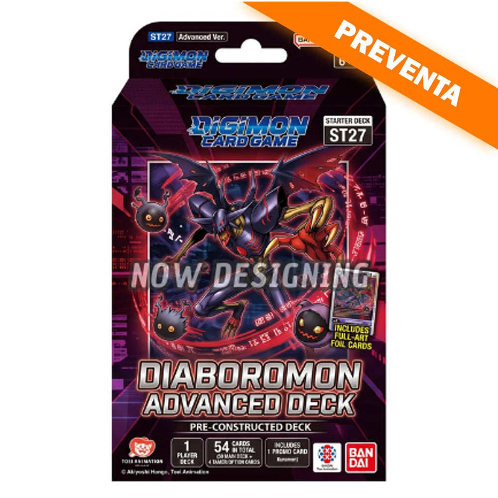 Digimon Card Game: Advanced Deck: Diaboromon [ST27] PREVENTA