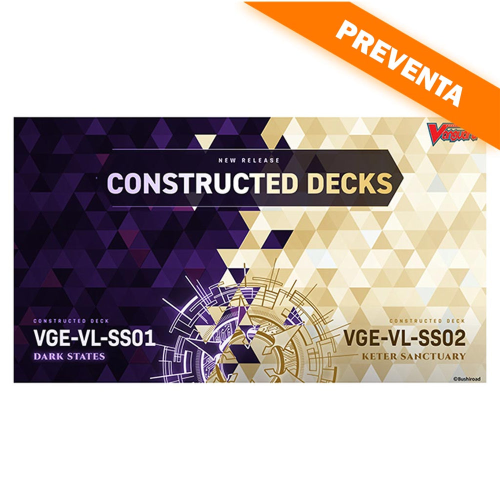 Cardfight!! Vanguard: VL: Constructed Deck Dark States [VGE VL SS01] y Keter Sanctuary [VGE VL SS02] (PAR) PREVENTA