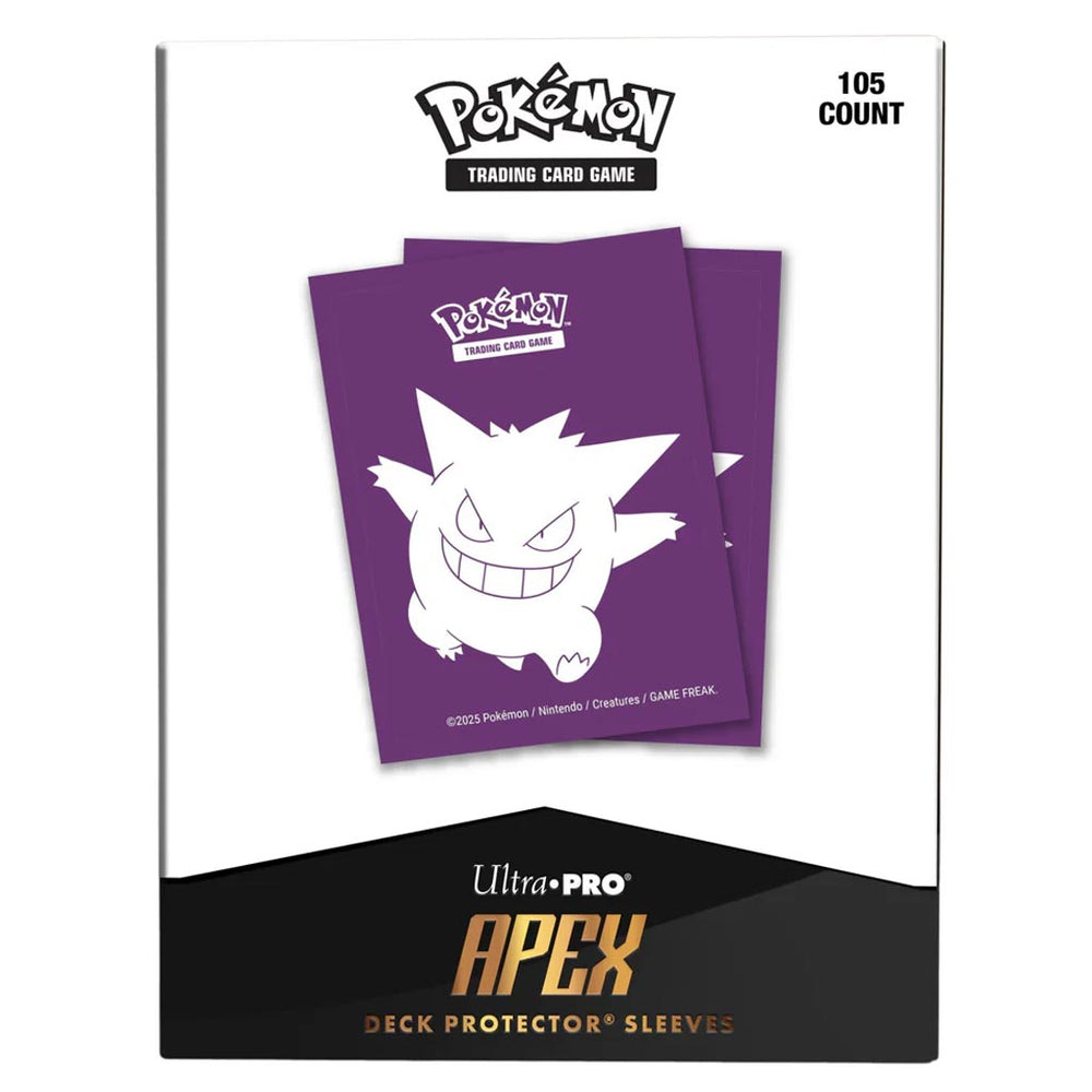 Ultra Pro: Elite Gengar 105ct APEX DECK PROTECTOR Sleeves for Pokémon
