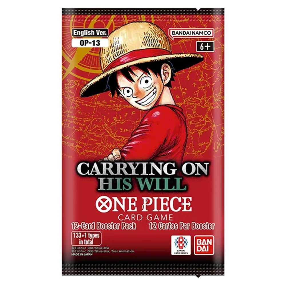 One Piece Card Game: Booster Pack 13 [OP13] Carrying On His Will Booster Display 24ct.