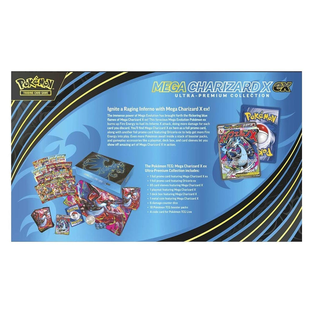 Pokémon TCG: Mega Charizard X ex Ultra Premium Collection (ESPAÑOL)