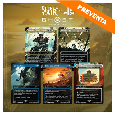 Magic: The Gathering: Secret Lair: The PlayStation Superdrop Secret Lair x Ghost of Tsushima PREVENTA