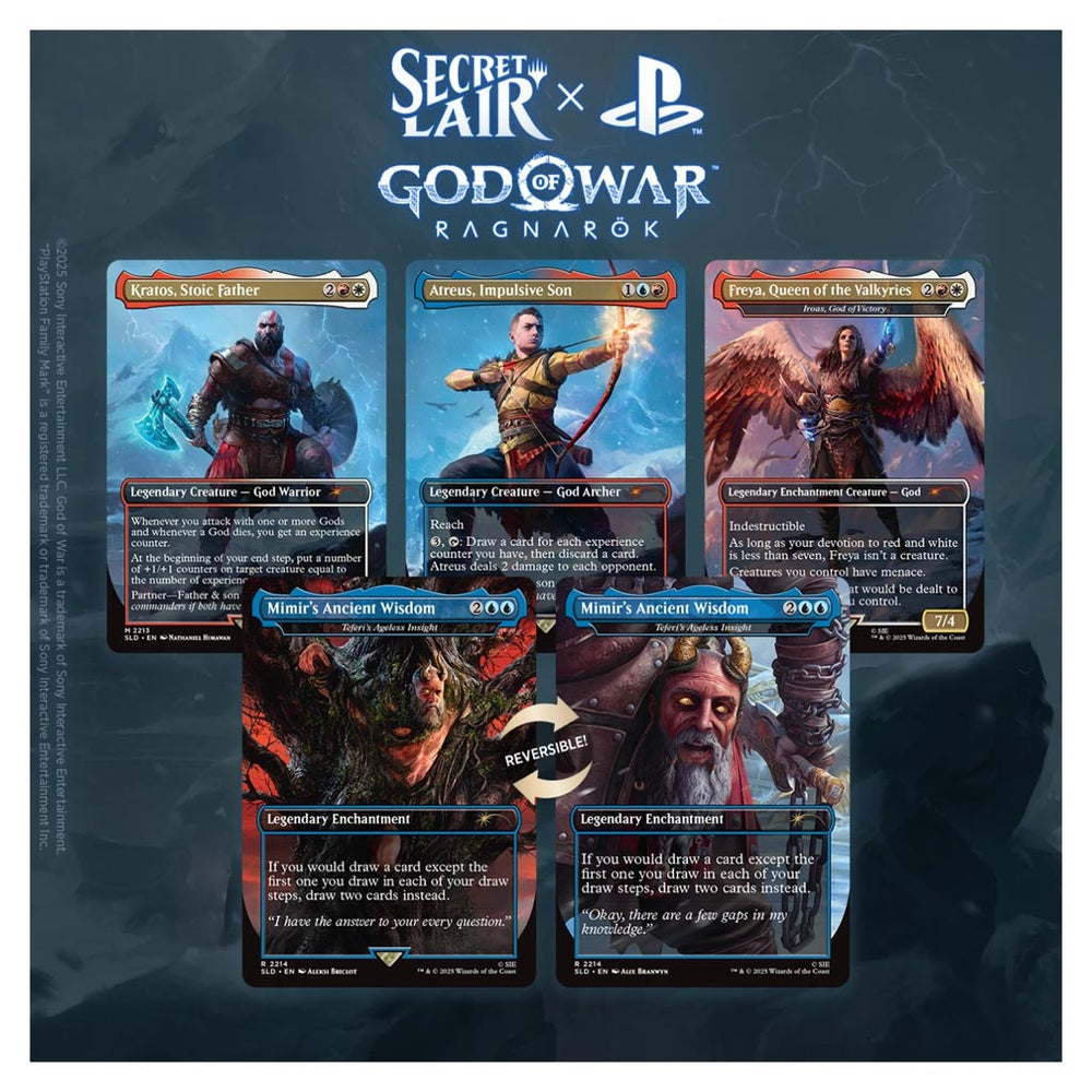 Magic: The Gathering: Secret Lair: The PlayStation Superdrop Secret Lair x God of War: Norse