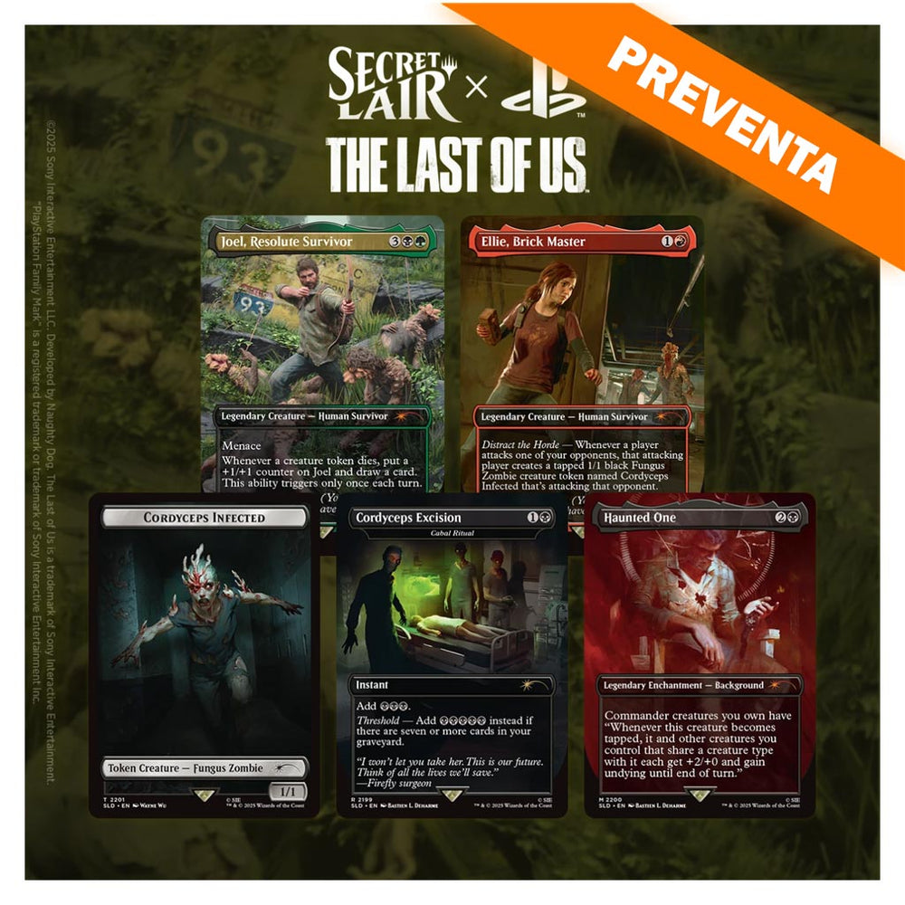 Magic: The Gathering Secret Lair: The PlayStation Superdrop Secret Lair x The Last of Us Part I PREVENTA